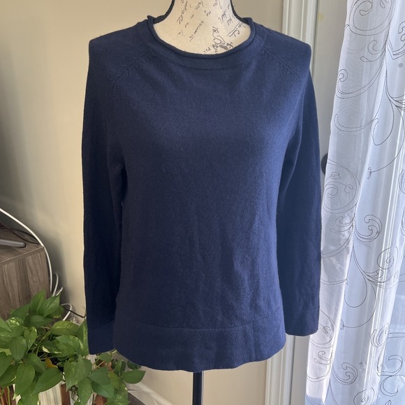 Boden Wool Cashmere Blend Pullover Sweater Women's Small Blue Classic Preppy - Picture 1 of 10